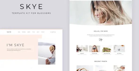 Skye – Modern Blog Elementor Template Kit