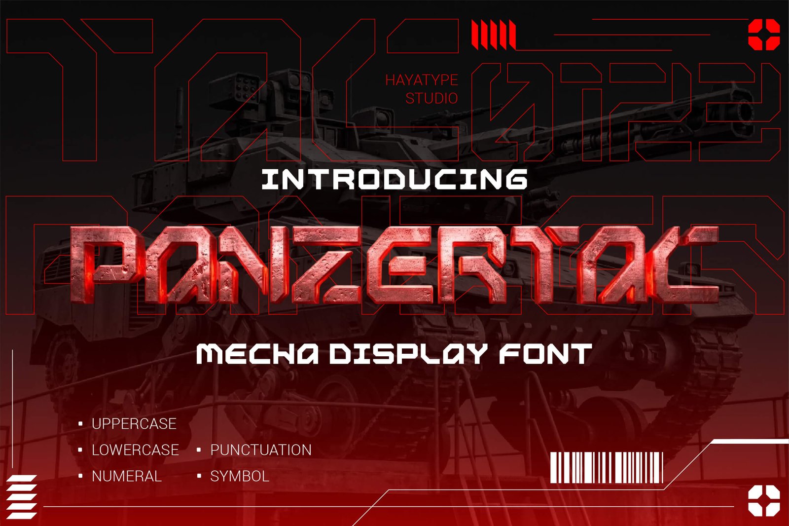 Panzertac Preview Font-01